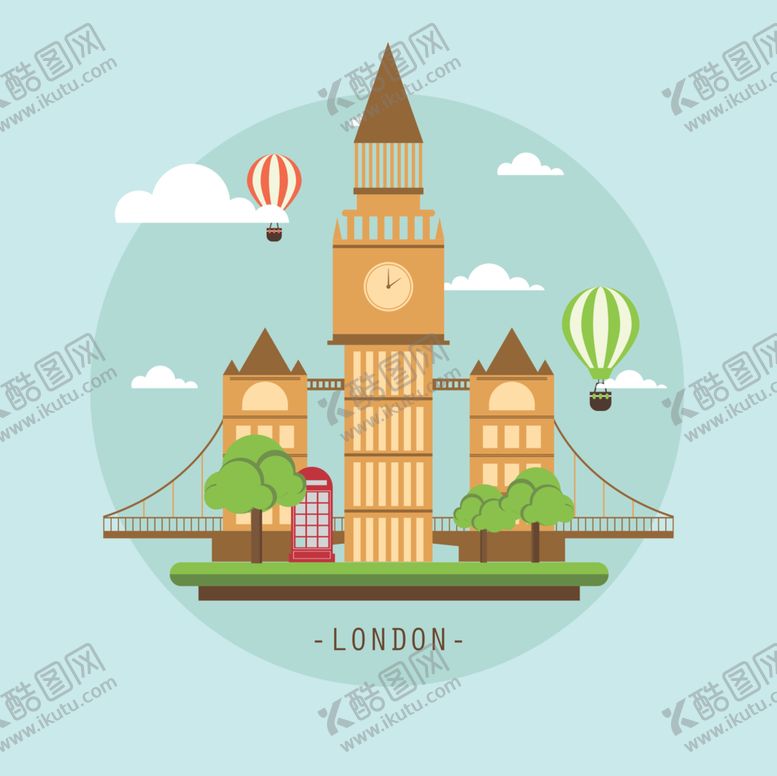 编号：13583210100728176109【酷图网】源文件下载-英国风插画