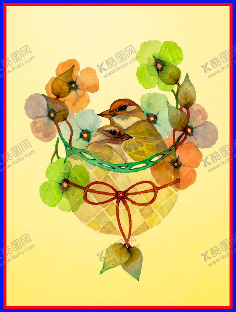 编号：74404009230615453048【酷图网】源文件下载-雀鸟花