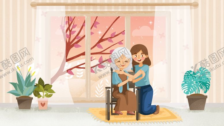 编号：84766809281233167316【酷图网】源文件下载-重阳节关爱老人