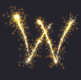 火焰字体金光艺术字设计金星素材