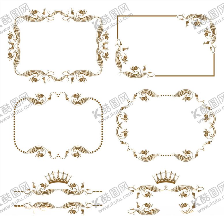 编号：65032909280158182764【酷图网】源文件下载-时尚花纹边框