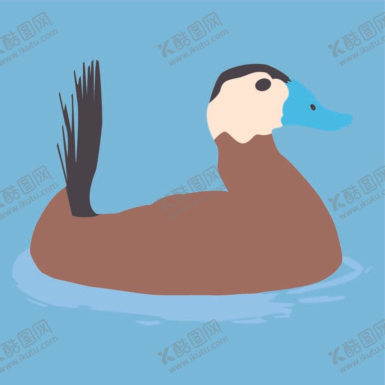 编号：97449712041923032960【酷图网】源文件下载-鸭子矢量素材插画
