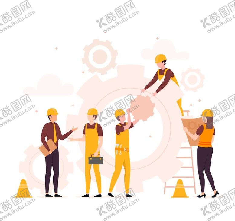 编号：06871309190447097962【酷图网】源文件下载-五一劳动节工人