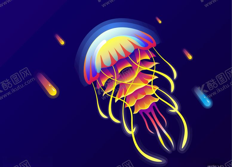 编号：19104610042343142782【酷图网】源文件下载-水母