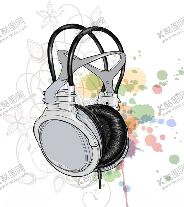 编号：75551407022006094427【酷图网】源文件下载-大牌耳机插画矢量歌曲