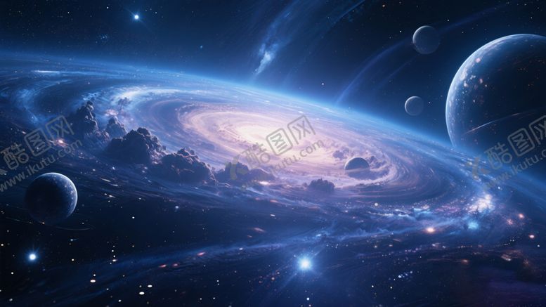 编号：10238504021648414962【酷图网】源文件下载-梦幻宇宙星系景观