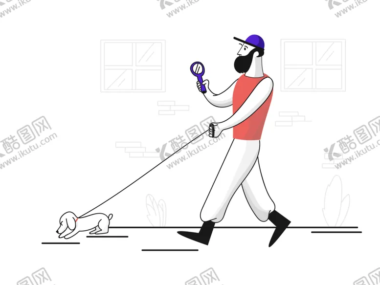 编号：26726301191959245794【酷图网】源文件下载-手绘 插图 工作 插画 黑白 