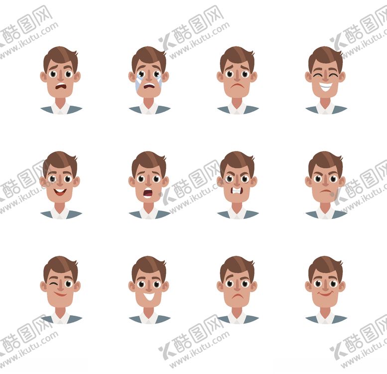 编号：22624407130404042558【酷图网】源文件下载-不同表情