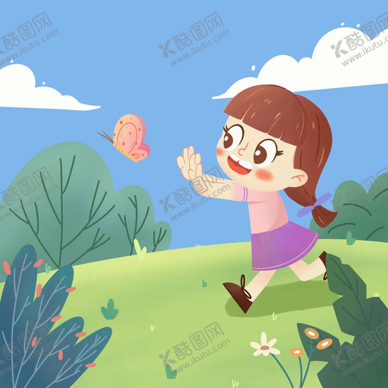 编号：67381110291014026734【酷图网】源文件下载- 扑蝴蝶 