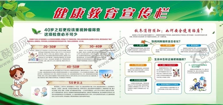 编号：12016206300658363575【酷图网】源文件下载-健康教育宣传栏