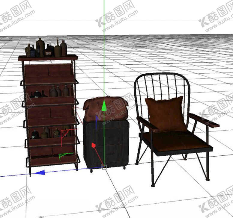 编号：60094312200126366408【酷图网】源文件下载-C4D模型架子
