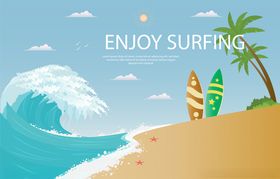 海浪波浪波纹