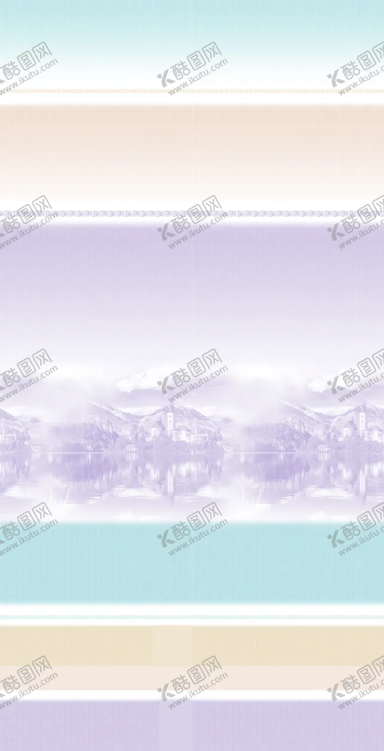 编号：67288702070556074035【酷图网】源文件下载-炫彩唯美渐变条纹抽象山水风景