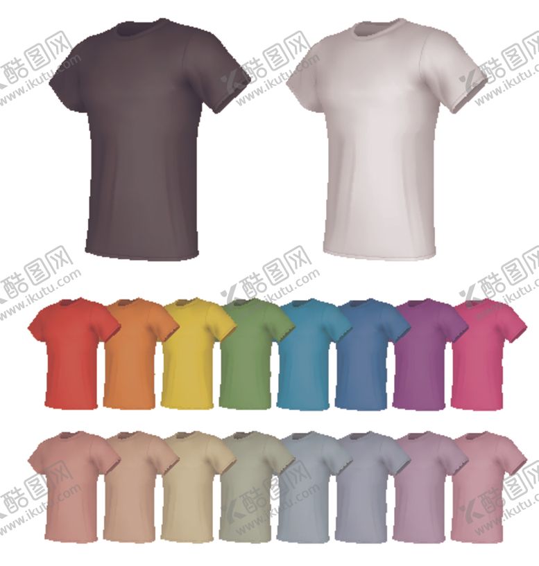 编号：17956910021730423176【酷图网】源文件下载-短袖样机
