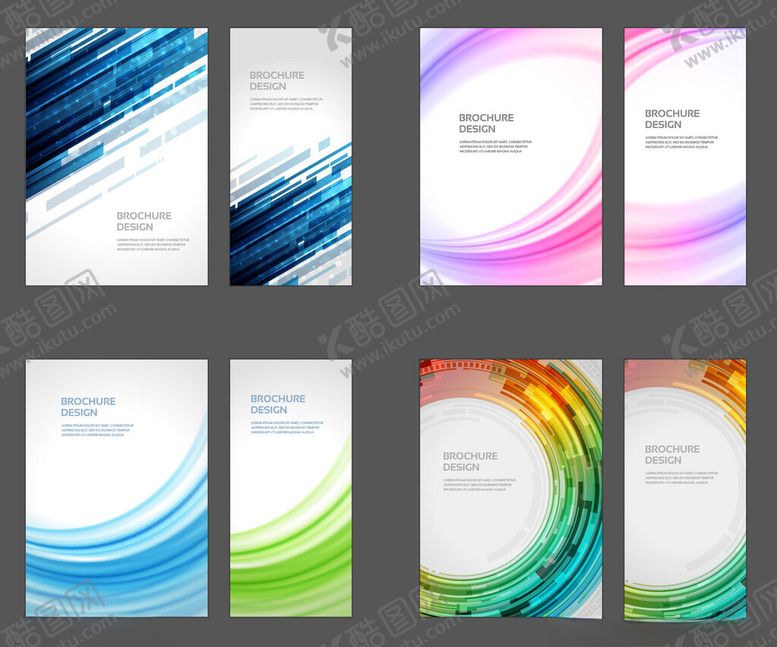 编号：75240104011427337015【酷图网】源文件下载-多彩流体线条背景模板