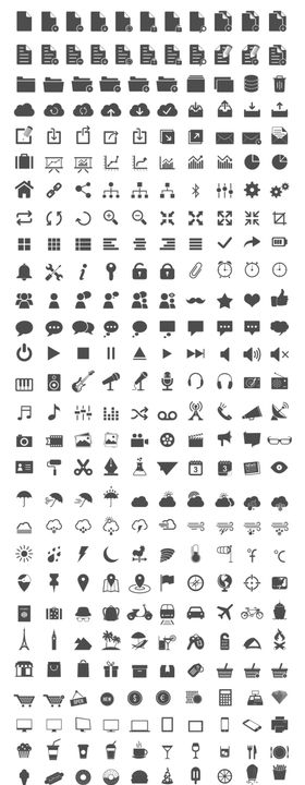 矢量元素UI图标电池网页小图标