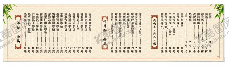 编号：47633601131547583567【酷图网】源文件下载-菜单灯箱