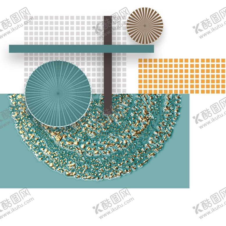 编号：85159801170350463131【酷图网】源文件下载-轻奢几何形状圆形挂画装饰画