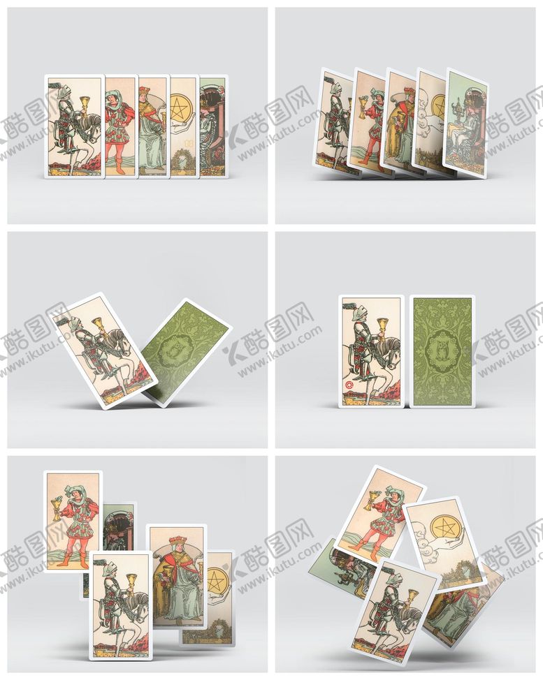 编号：82333911101833555997【酷图网】源文件下载-塔罗牌样机贴图