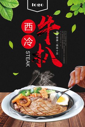 醇香牛排美食banner