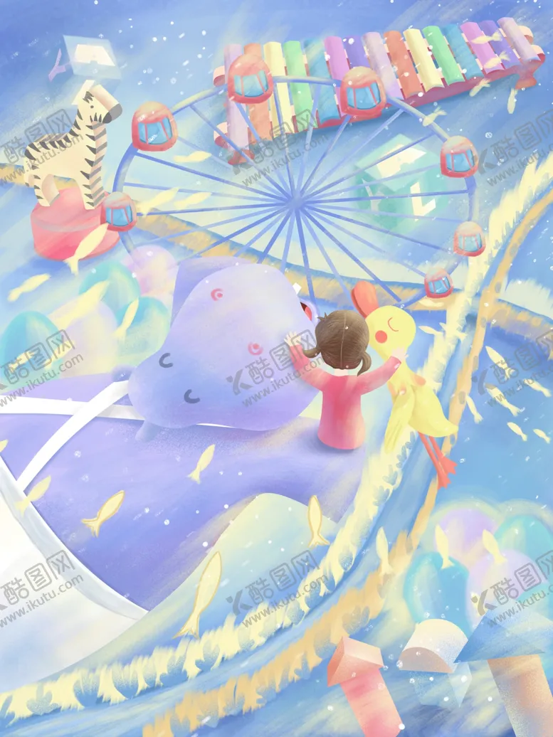 编号：96078707011051537686【酷图网】源文件下载-创意卡通插画配图