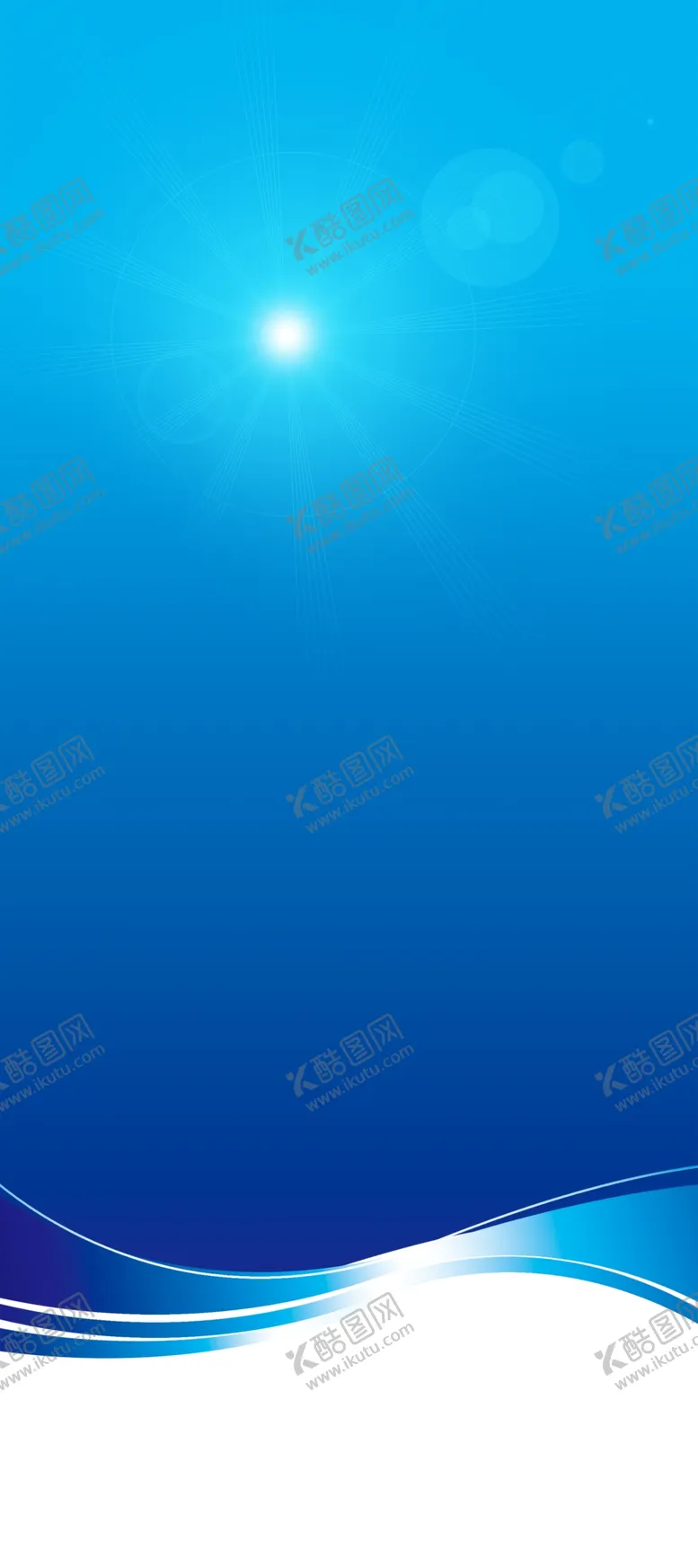 编号：58318901141842122262【酷图网】源文件下载-蓝色背景简约展架