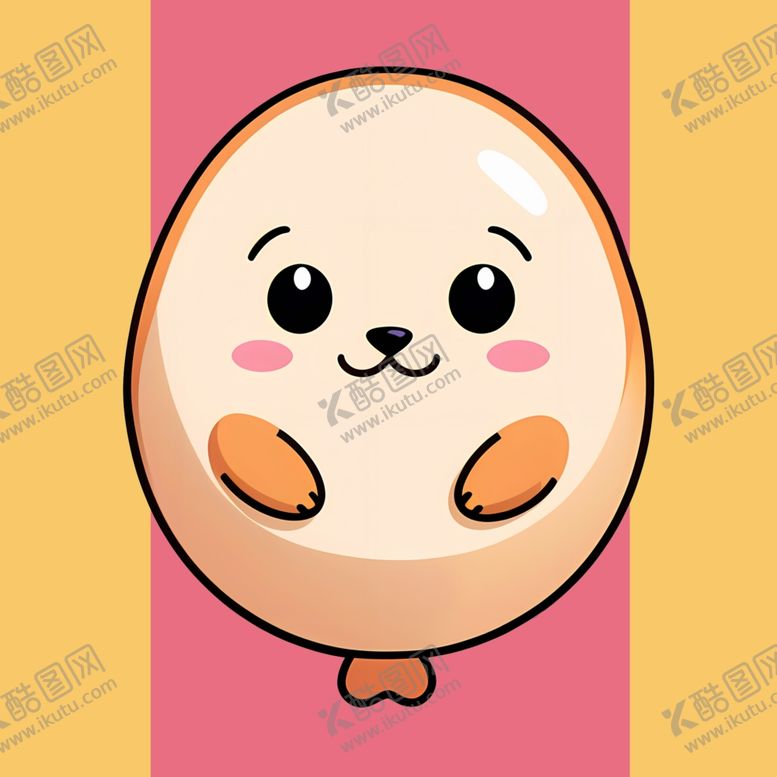 编号：27699101261233415416【酷图网】源文件下载-手绘卡通小海豹
