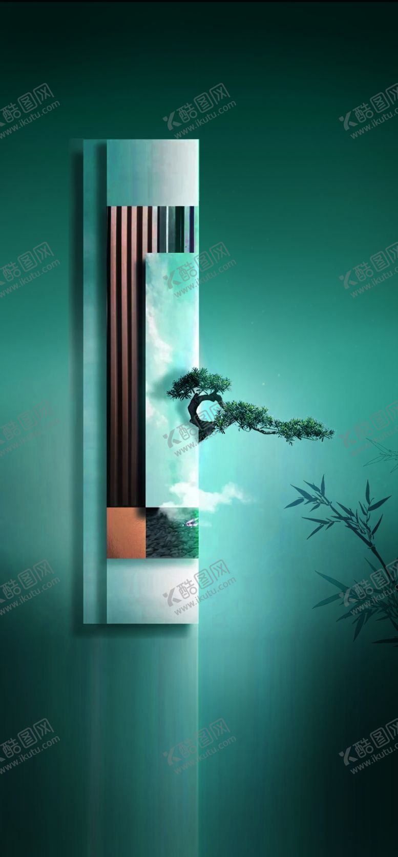 编号：64698810131429213438【酷图网】源文件下载-地产景观微信稿绿色公园