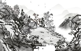 水墨山水图片风景中国