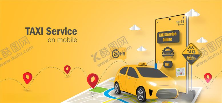 编号：70013410101434365277【酷图网】源文件下载-网上打车