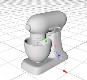 C4D模型搅拌机