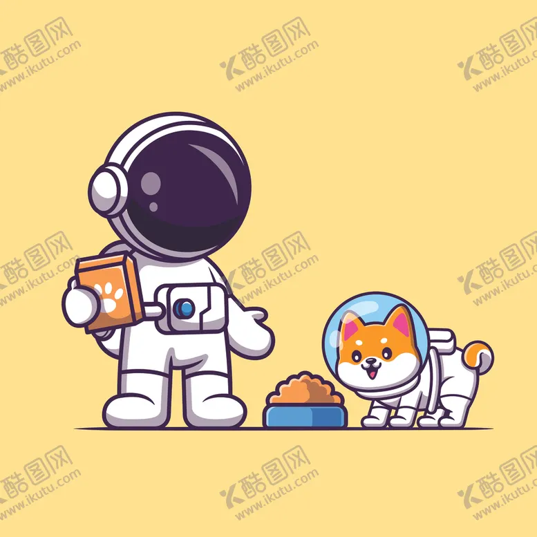编号：29250112122156023753【酷图网】源文件下载-卡通矢量宇航员