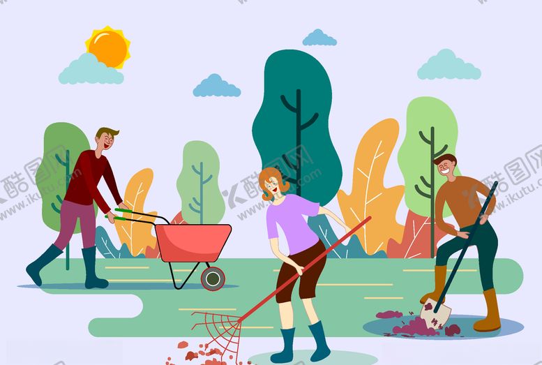 编号：55327009292121484636【酷图网】源文件下载-创意辛苦耕作的农夫