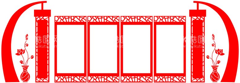 编号：40526310012037576402【酷图网】源文件下载-红色四制度造型墙