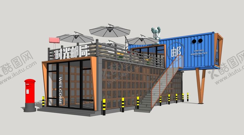 编号：47806101141733466892【酷图网】源文件下载-集装箱建筑