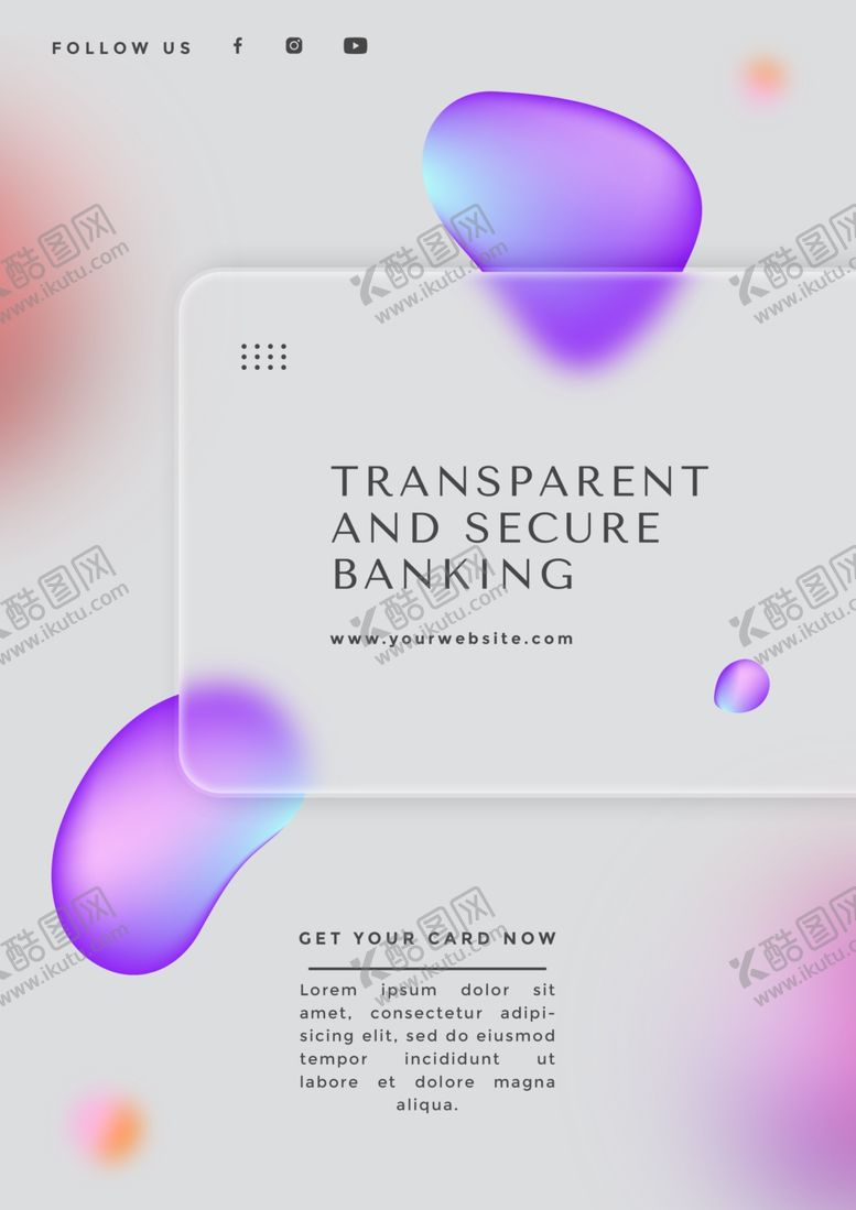 编号：27177801141842538508【酷图网】源文件下载-银行创意海报