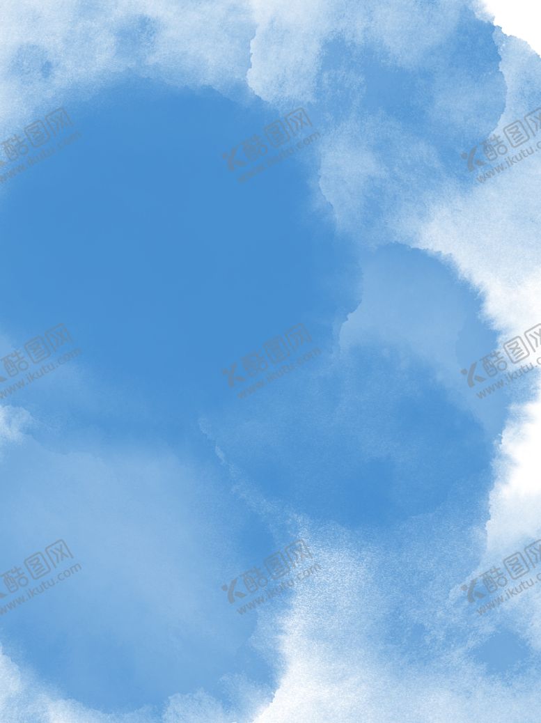 编号：91515706171922308901【酷图网】源文件下载-蓝色水彩背景