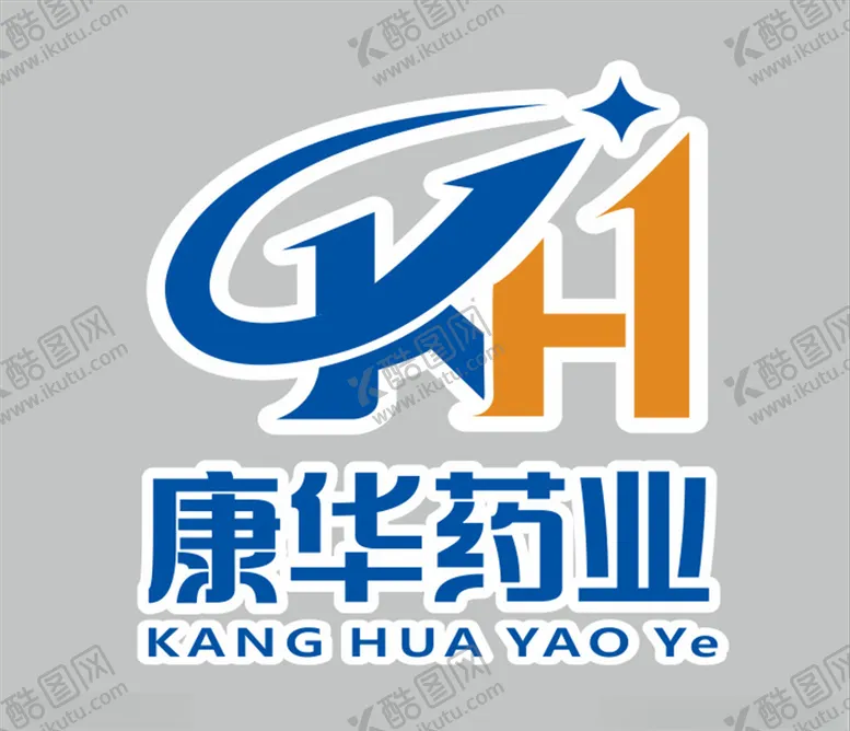 编号：86546905190504328943【酷图网】源文件下载-康华药业logo
