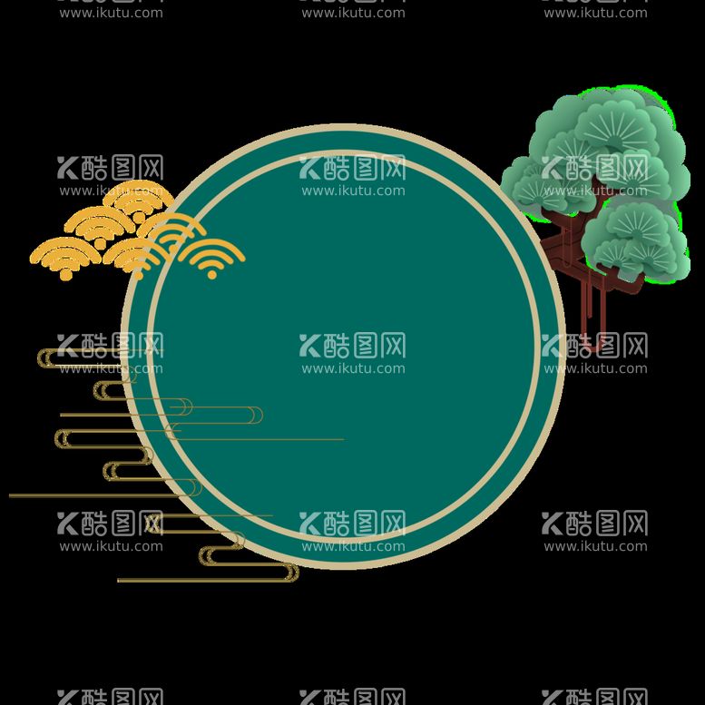 编号：76532410040929205027【酷图网】源文件下载-国潮边框 