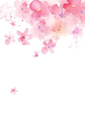 樱花创意绘画图案