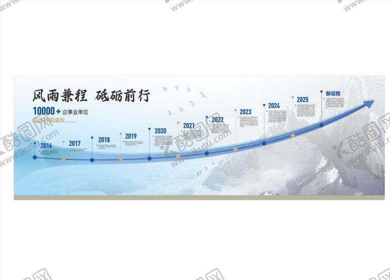 编号：96370205041657425688【酷图网】源文件下载-历程文化墙背景板