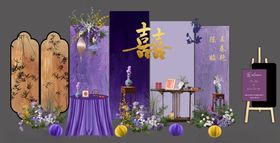 清新绿色系婚礼场景布置