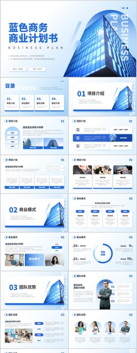商业项目计划书PPT