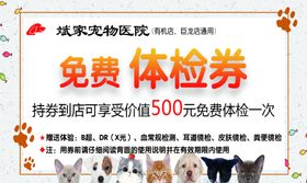 宠物医院体验券