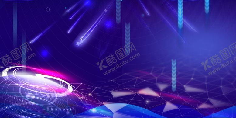 编号：55980906281109073860【酷图网】源文件下载-蓝色科技背景