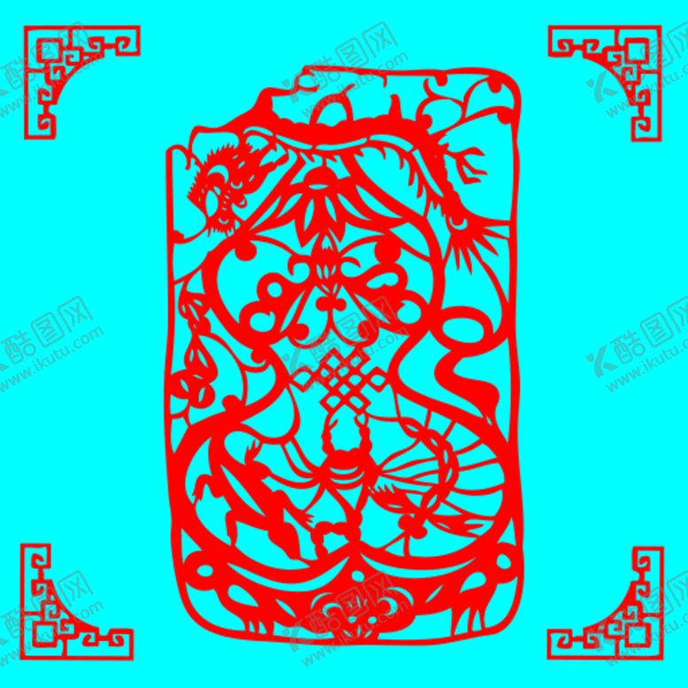 编号：36248009251605286049【酷图网】源文件下载-葫芦剪纸