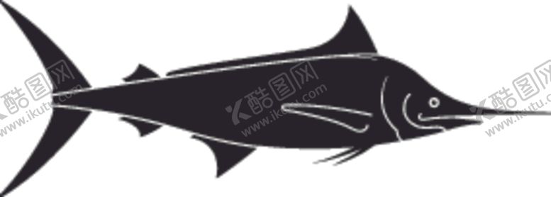 编号：70543007080913596893【酷图网】源文件下载-海洋生物系列剑鱼