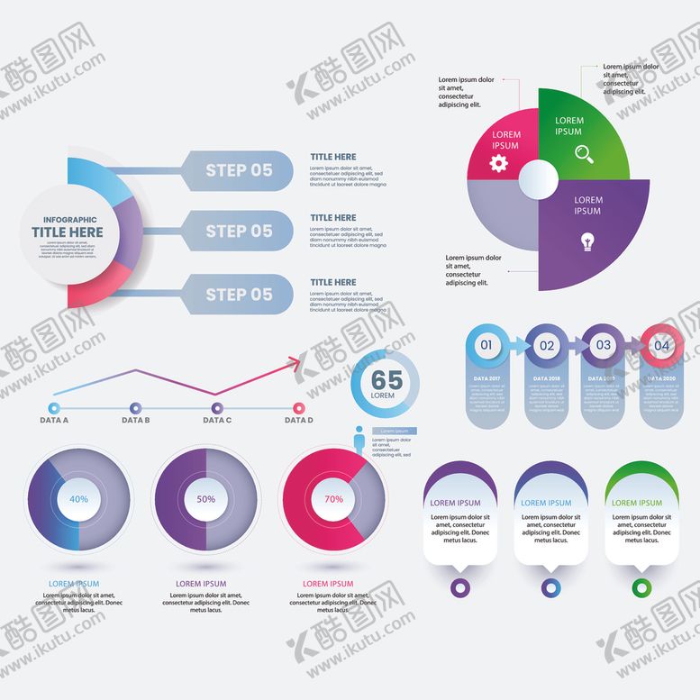 编号：81354904020940112848【酷图网】源文件下载-多样精美图表模板集合