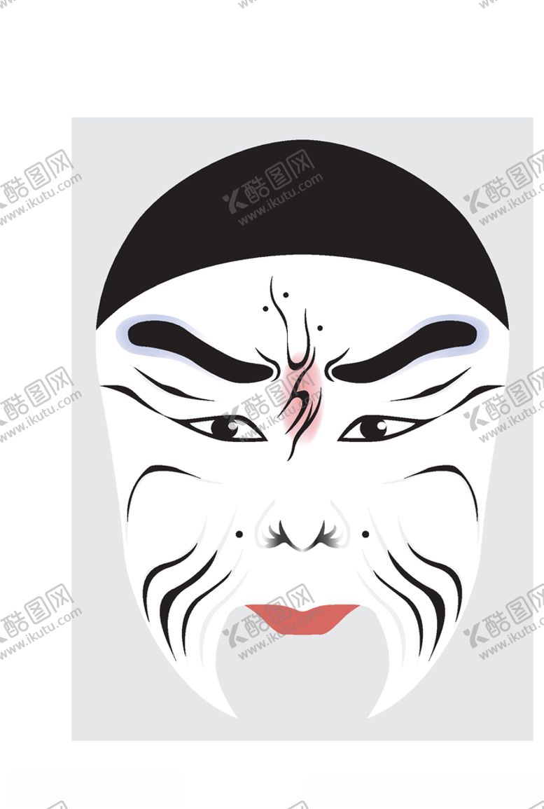 编号：46454910300025271018【酷图网】源文件下载-中国风传统京剧脸谱