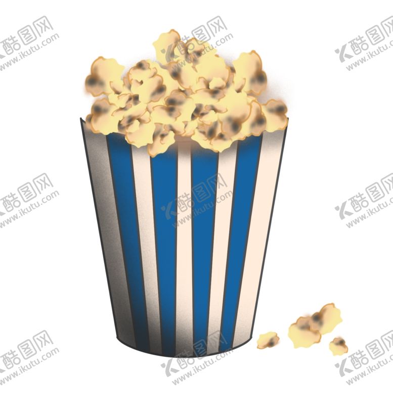 编号：39452109290058155293【酷图网】源文件下载-手绘爆米花插画